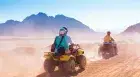 Quad bike tour Giza Pyramids Cairo — ATV desert adventure beside the world's greatest monuments